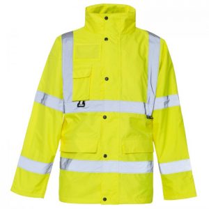 Hi Vis Breathable Parka Yellow
